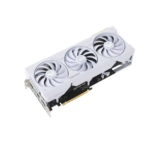 ASUS TUF GAMING NVIDIA RTX 4070 Ti SUPER OC White Angled View