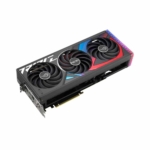 ASUS STRIX NVIDIA RTX 4070 Ti SUPER OC Front and Port Angle