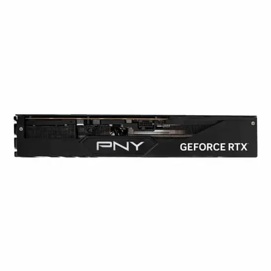 PNY NVIDIA GeForce RTX 4080 SUPER VERTO Triple Fan DLSS 3 OC 16GB GDDR6X Graphics Card Top View Flat