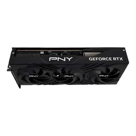 PNY NVIDIA GeForce RTX 4080 SUPER VERTO Triple Fan DLSS 3 OC 16GB GDDR6X Graphics Card Top View