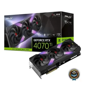 PNY GeForce RTX 4070 Ti 12GB XLR8 Gaming VERTO EPIC-X RGB Triple Fan DLSS 3 Graphic Card & Box