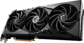 MSI GAMING GeForce RTX 4070 SUPER 12G GAMING X SLIM Angled View & Rear