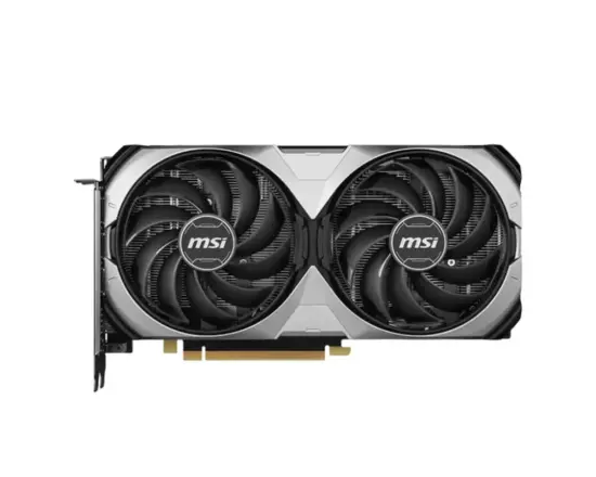 MSI VENTUS GeForce RTX 4070 SUPER VENTUS 2X OC Graphic Card Front View