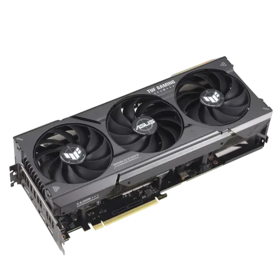 ASUS TUF GAMING NVIDIA RTX 4070 SUPER OC Graphics Card Side Angle