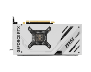 MSI GeForce NVIDIA RTX 4070 SUPER VENTUS 2X 12GB OC White GDDR6X Graphics Card Backplate