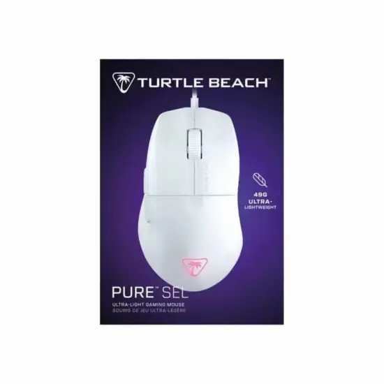 Turtle Beach Pure SEL Ultra-Light Wired Gaming Mouse - White Box