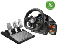 Turtle Beach - VelocityOne Race Wheel & Pedal System Angled View & Pedals