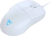 Turtle Beach Pure SEL Ultra-Light Wired Gaming Mouse - White Angled View