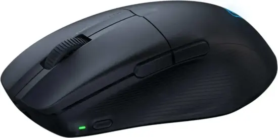 Turtle Beach - Pure Air Ultra-Light Wireless Gaming Mouse - Black Front Angled View