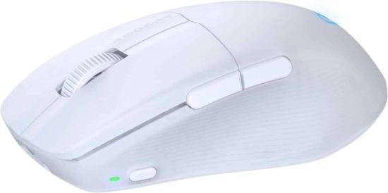 Turtle Beach - Pure Air Ultra-Light Wireless Gaming Mouse - White Side Angled View