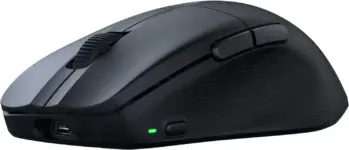 Turtle Beach - Pure Air Ultra-Light Wireless Gaming Mouse - Black Front Angled View & Buttons