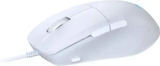 Turtle Beach Pure SEL Ultra-Light Wired Gaming Mouse - White Side View