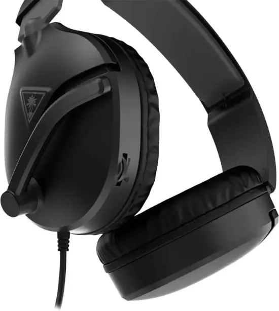 Turtle Beach Recon 70 Headset Black Bottom Angled View