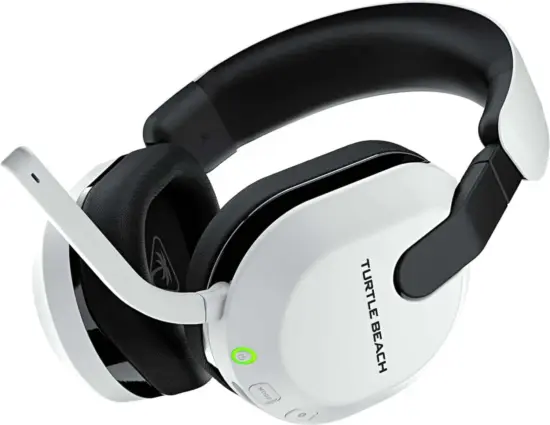 Turtle Beach - Stealth 600 Gen3 Xbox Multiplatform Wireless Gaming Headset - White Angled View & Mic