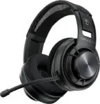 Turtle Beach - Atlas Air Headset - Black Angled View With Mic