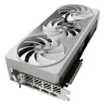 Gigabyte NVIDIA GeForce RTX 4080 SUPER AERO OC 16GB GDDR6X Graphics Card Angled View & Ports