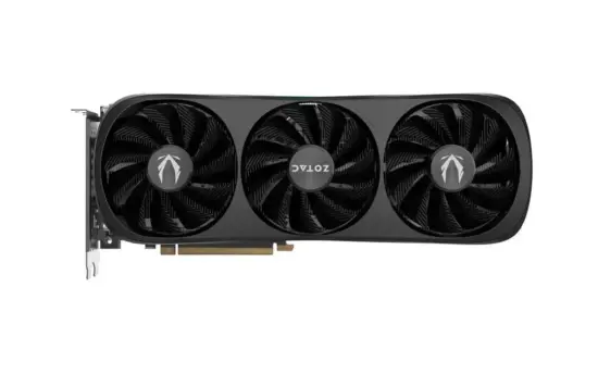 ZOTAC NVIDIA GeForce RTX 4070 Ti SUPER Trinity16GB GDDR6X Graphics Card Front View