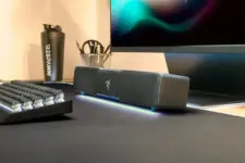 Razer - Leviathan V2 X RBG Soundbar Speaker Angled View