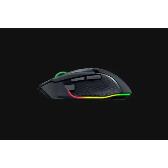 Razer - Basilisk V3 Pro RGB Mouse - Black Side View