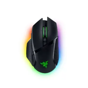 Razer - Basilisk V3 Pro RGB Mouse - Black Top View