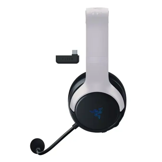 About the Razer - Kaira Hyperspeed - White & Black - Designed For PlayStation Side View