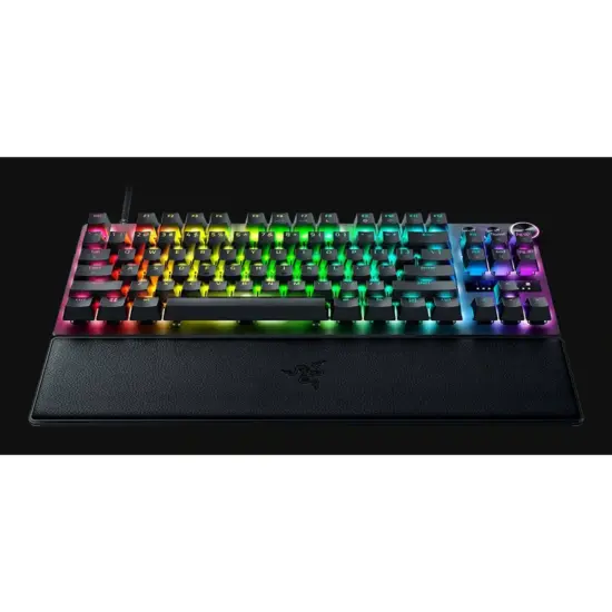 Razer Huntsman V3 Pro Tenkeyless RGB Keyboard - UK Layout Front View