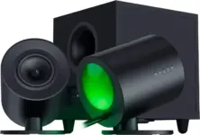 Razer - Nommo V2 Speakers - Black Angled View