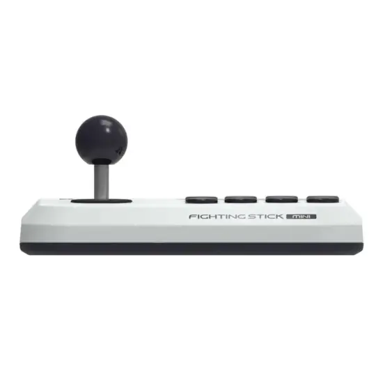 Hori - Fighting Stick Mini For PlayStation 5 - White Flat View