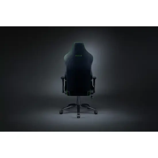 Razer - Iskur XL Chair - Green & Black Back View