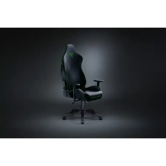 Razer - Iskur XL Chair - Green & Black Angled View