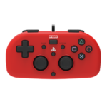 Hori - Wired Mini Gamepad For PlayStation 4 - Red Front View