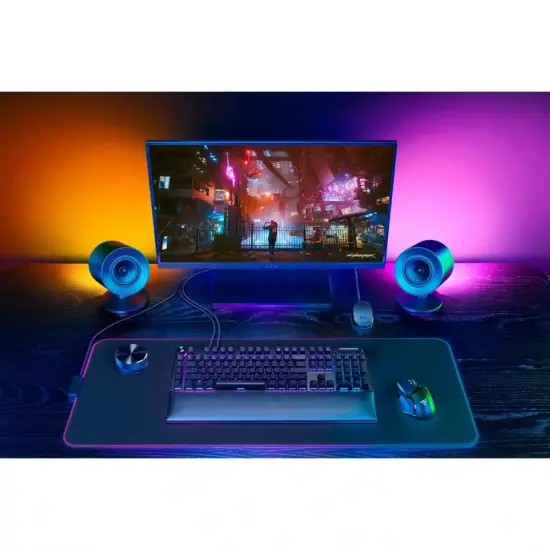 Razer - Nommo V2 Pro Speakers - Black poster 1