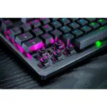 Razer Huntsman V3 Pro Tenkeyless RGB Keyboard - UK Layout Button Close Up 2