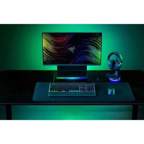 Razer - Huntsman V3 Pro RGB Keyboard - UK Layout Top View Set Up