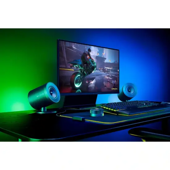 Razer - Nommo V2 Pro Speakers - Black poster 3