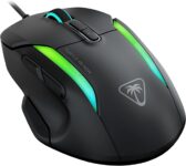 Turtle Beach - Kone II Wired Ergonomic Gaming Mouse - Black Angled View