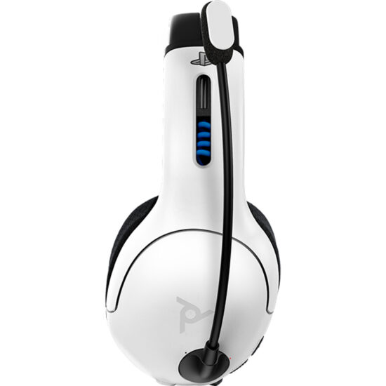 PDP - LVL50 Wireless Stereo White Headset For PlayStation 4 & 5 Side View