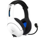 PDP - LVL50 Wireless Stereo White Headset For PlayStation 4 & 5 Angled View