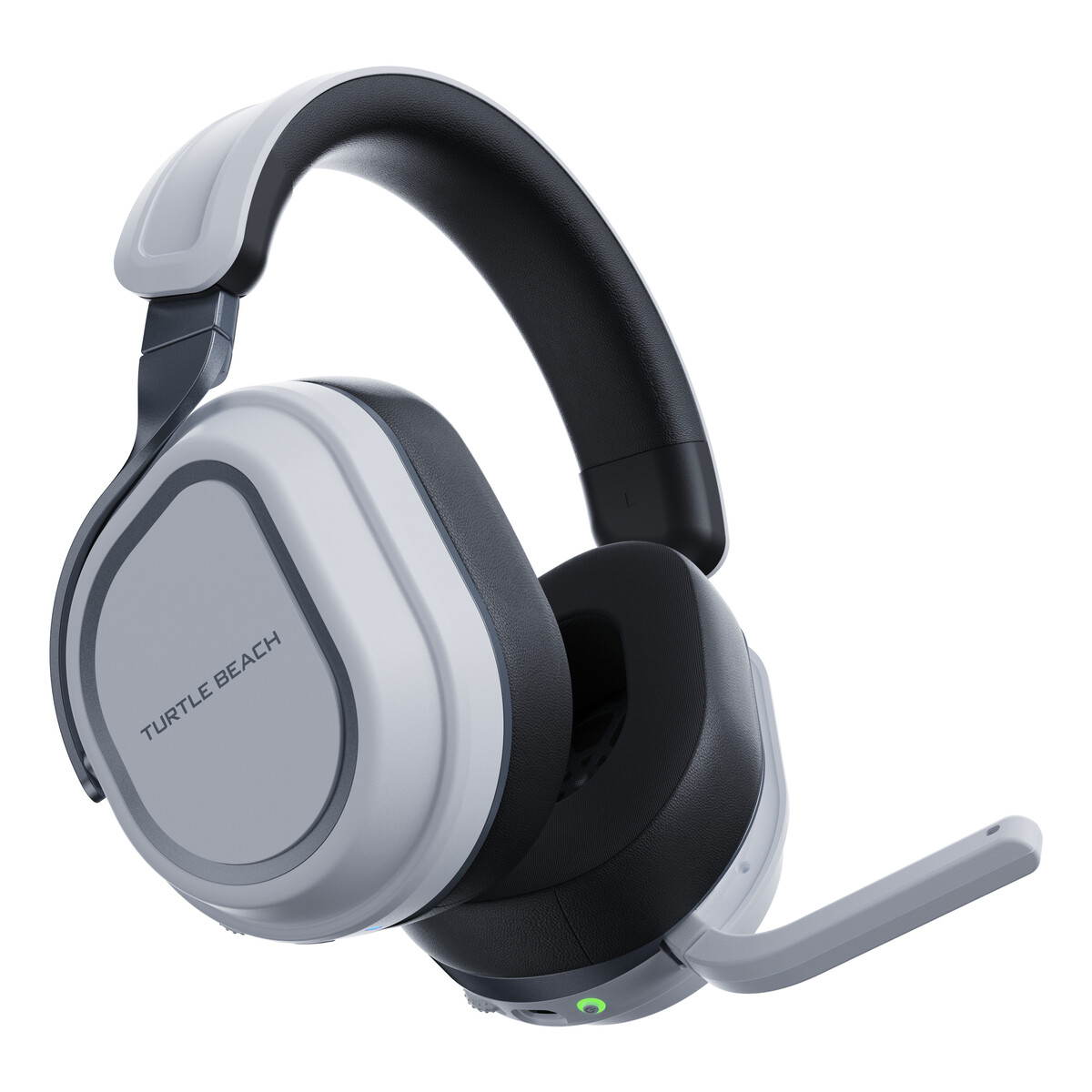 Turtle Beach - Stealth 700 (Gen 3) Gaming Headset PlayStation Edition - Grey/White Angled View